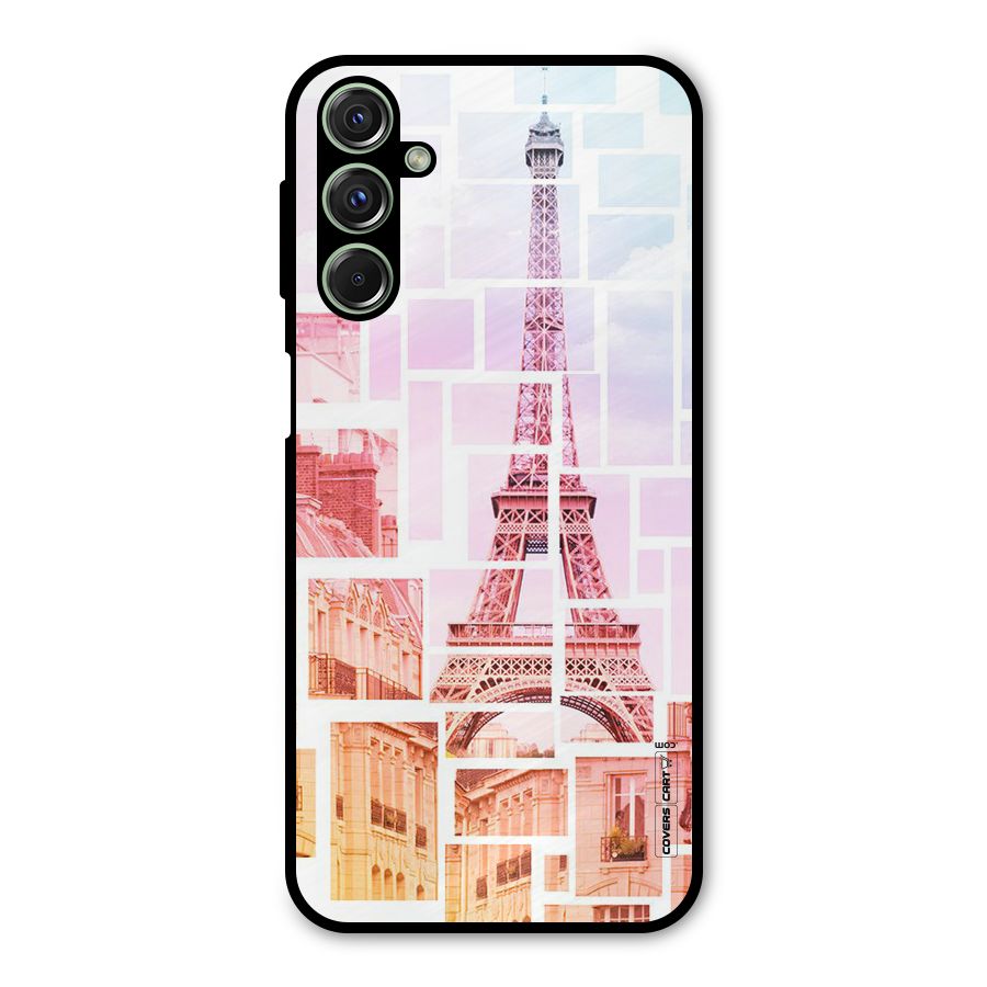 Mosiac City Metal Back Case for Galaxy F34