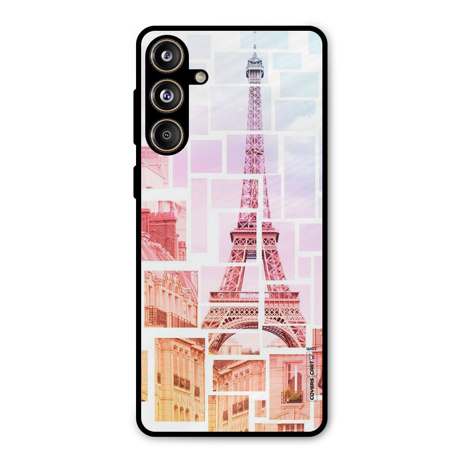 Mosiac City Metal Back Case for Galaxy F55