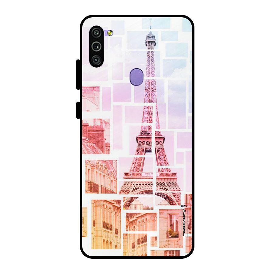 Mosiac City Metal Back Case for Galaxy M11