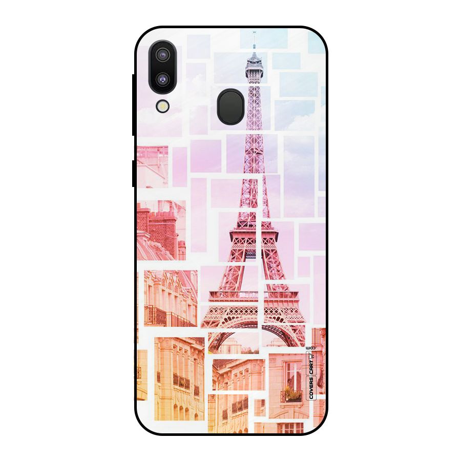 Mosiac City Metal Back Case for Galaxy M20