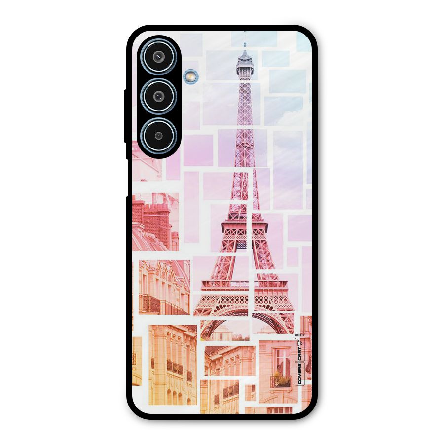 Mosiac City Metal Back Case for Galaxy M35