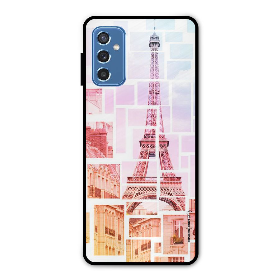 Mosiac City Metal Back Case for Galaxy M52 5G