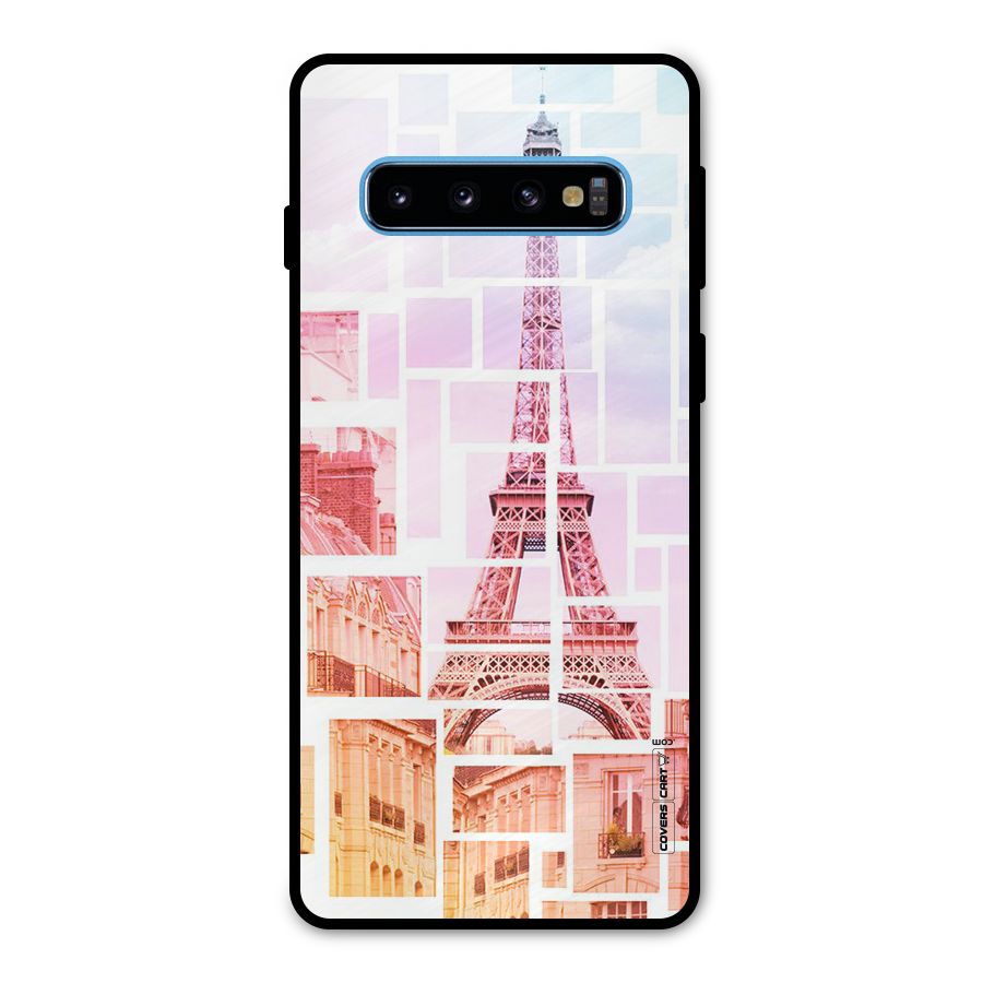 Mosiac City Metal Back Case for Galaxy S10