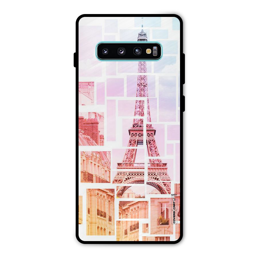 Mosiac City Metal Back Case for Galaxy S10 Plus