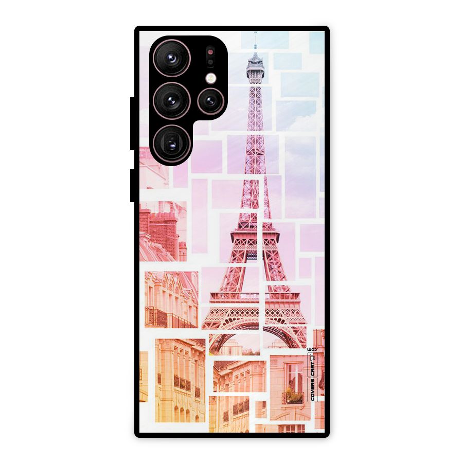 Mosiac City Metal Back Case for Galaxy S22 Ultra 5G