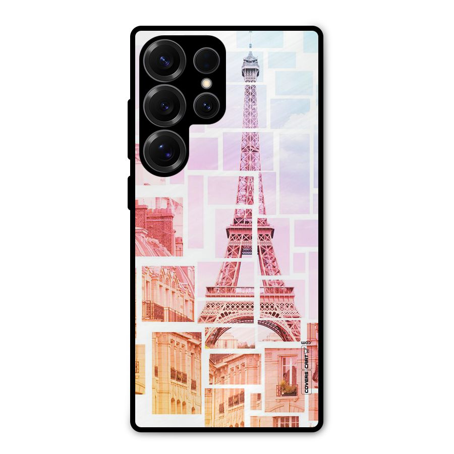Mosiac City Metal Back Case for Galaxy S25 Ultra