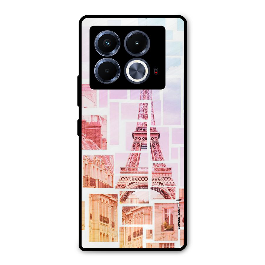 Mosiac City Metal Back Case for Infinix Note 40 5G