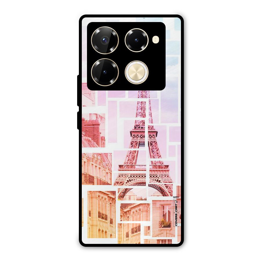 Mosiac City Metal Back Case for Infinix Note 40 Pro