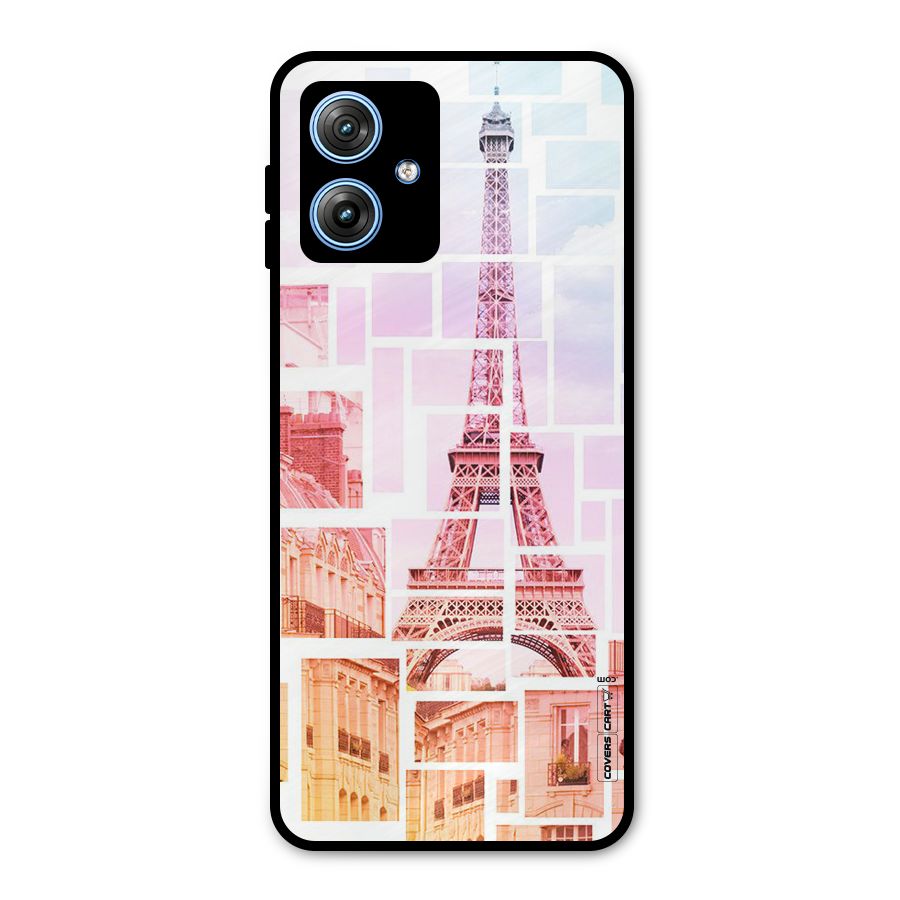 Mosiac City Metal Back Case for Moto G54