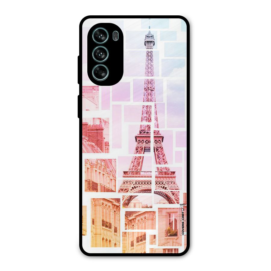 Mosiac City Metal Back Case for Moto G62