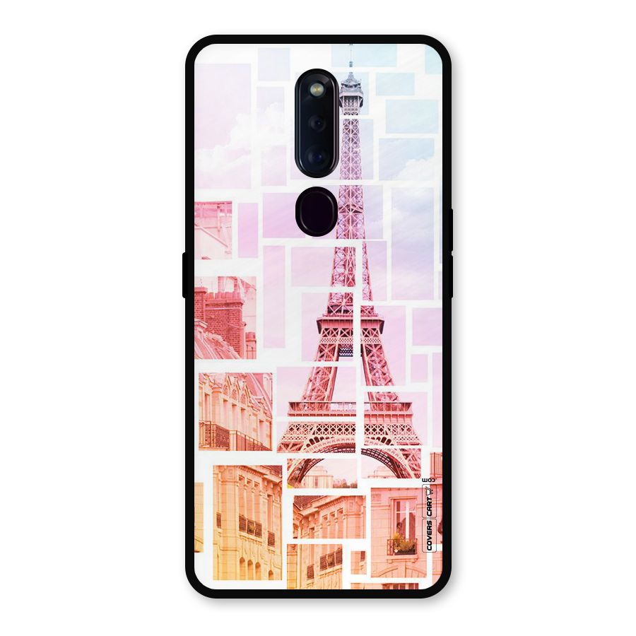 Mosiac City Metal Back Case for Oppo F11 Pro