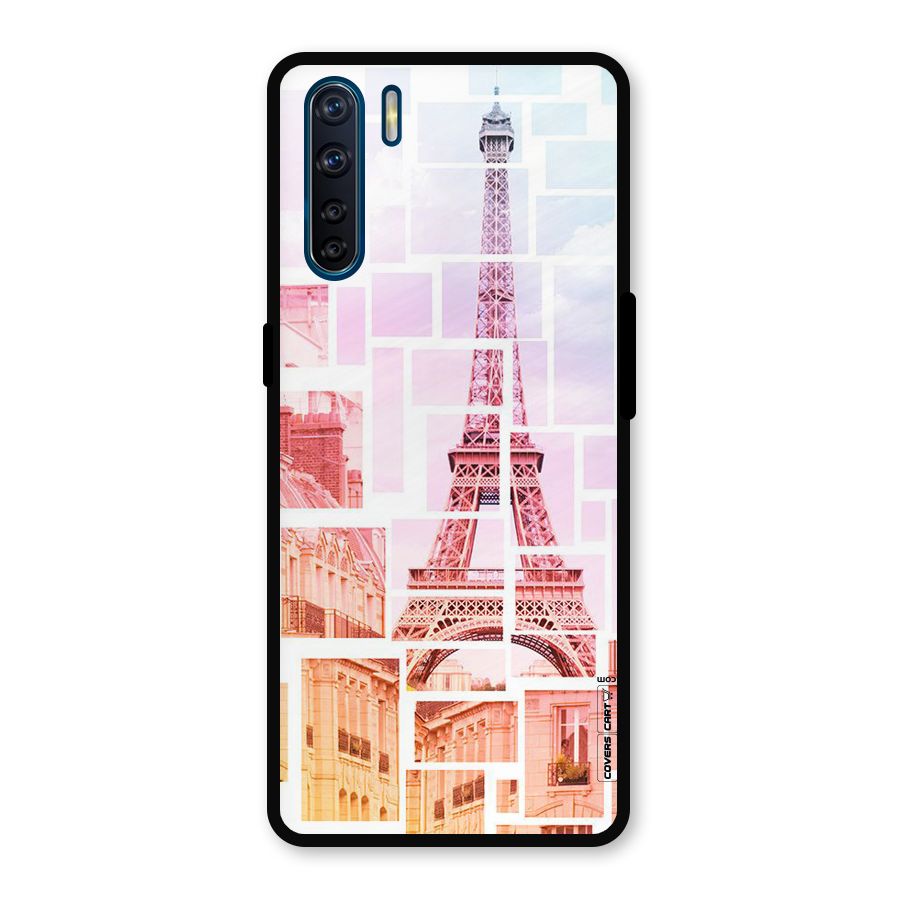Mosiac City Metal Back Case for Oppo F15