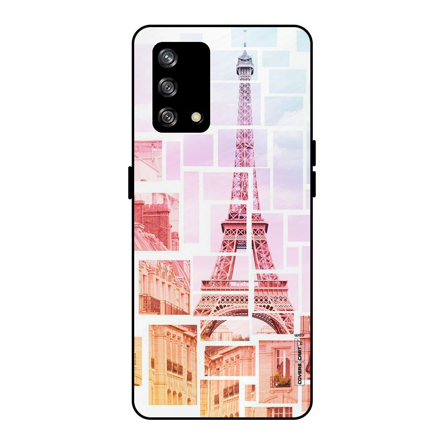 Mosiac City Metal Back Case for Oppo F19