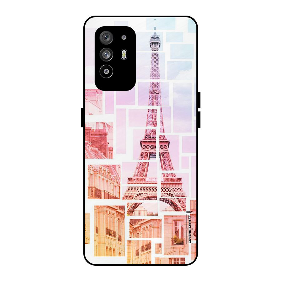 Mosiac City Metal Back Case for Oppo F19 Pro Plus 5G