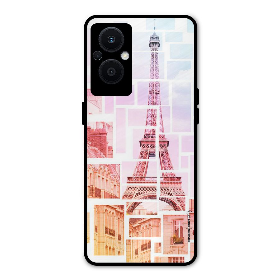 Mosiac City Metal Back Case for Oppo F21s Pro 5G