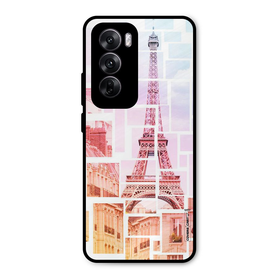 Mosiac City Metal Back Case for Oppo Reno12