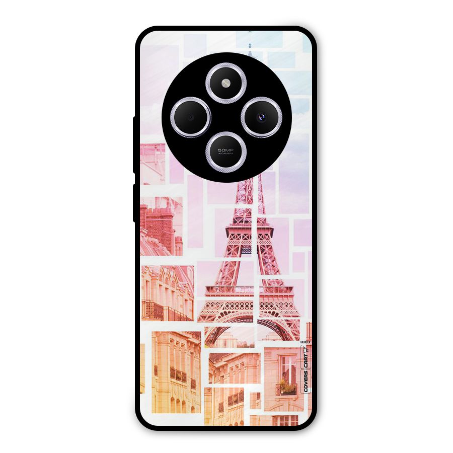 Mosiac City Metal Back Case for Poco C75 5G