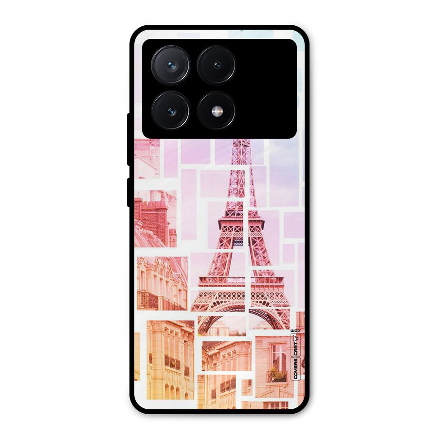 Mosiac City Metal Back Case for Poco X6 Pro