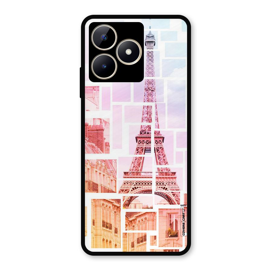 Mosiac City Metal Back Case for Realme C53