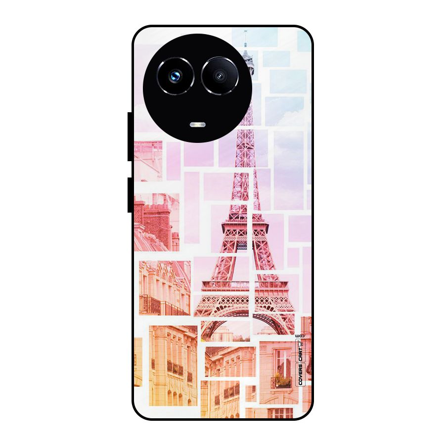 Mosiac City Metal Back Case for Realme Narzo 60X