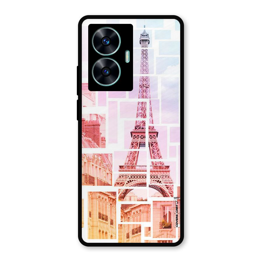 Mosiac City Metal Back Case for Realme Narzo N55
