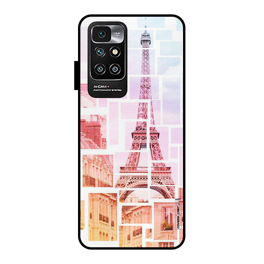 Mosiac City Metal Back Case for Redmi 10 Prime