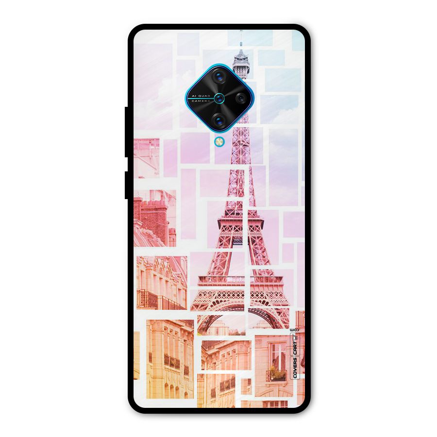 Mosiac City Metal Back Case for Vivo S1 Pro