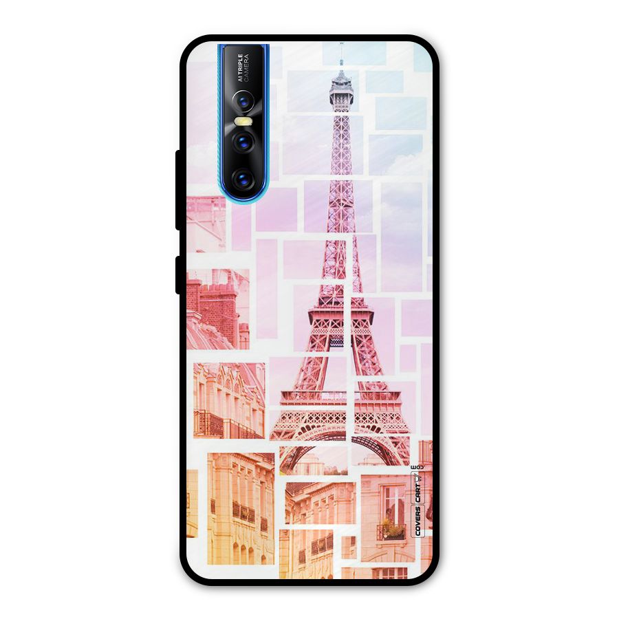 Mosiac City Metal Back Case for Vivo V15 Pro