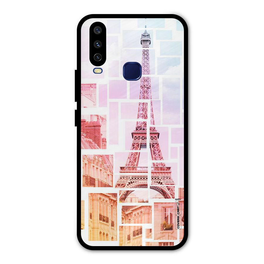 Mosiac City Metal Back Case for Vivo Y15