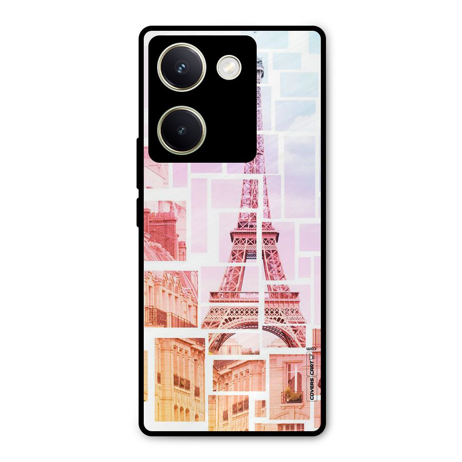 Mosiac City Metal Back Case for Vivo Y200 Pro