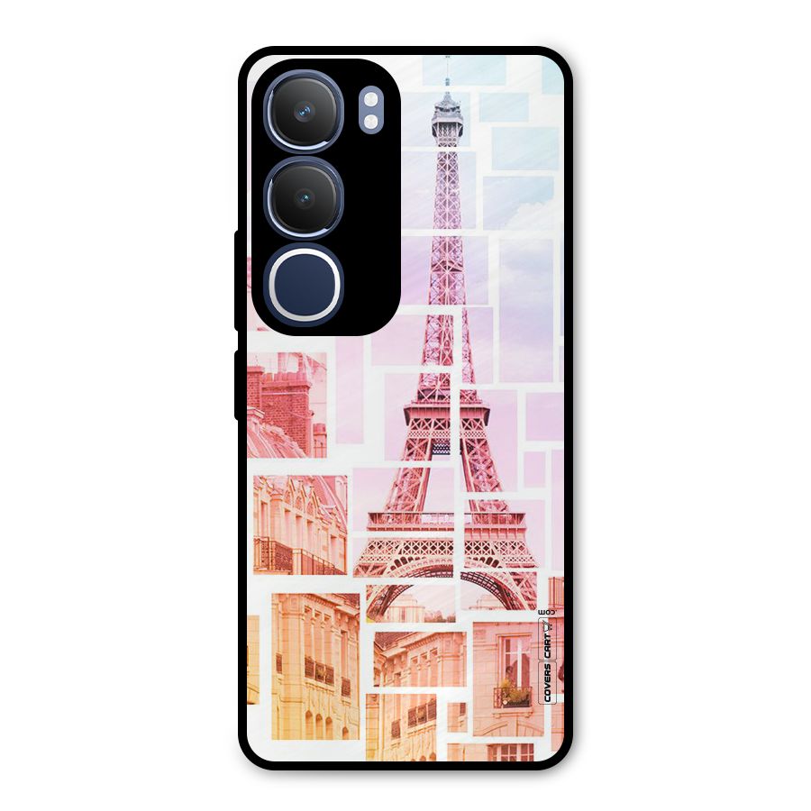 Mosiac City Metal Back Case for Vivo Y29