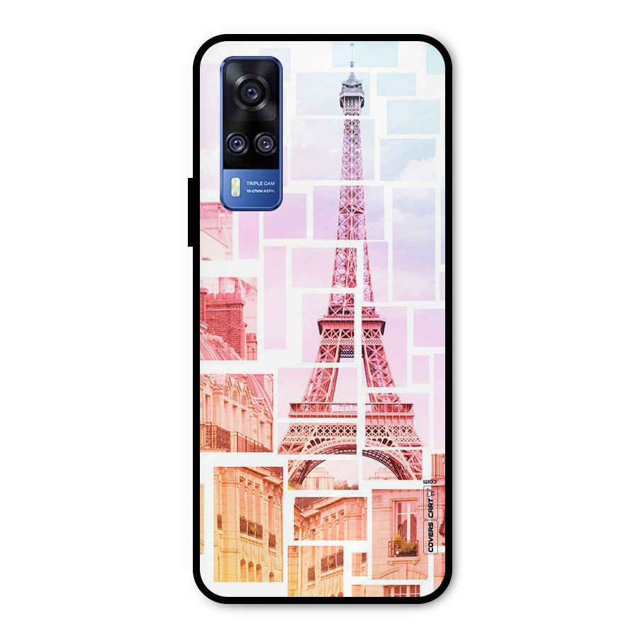 Mosiac City Metal Back Case for Vivo Y51A