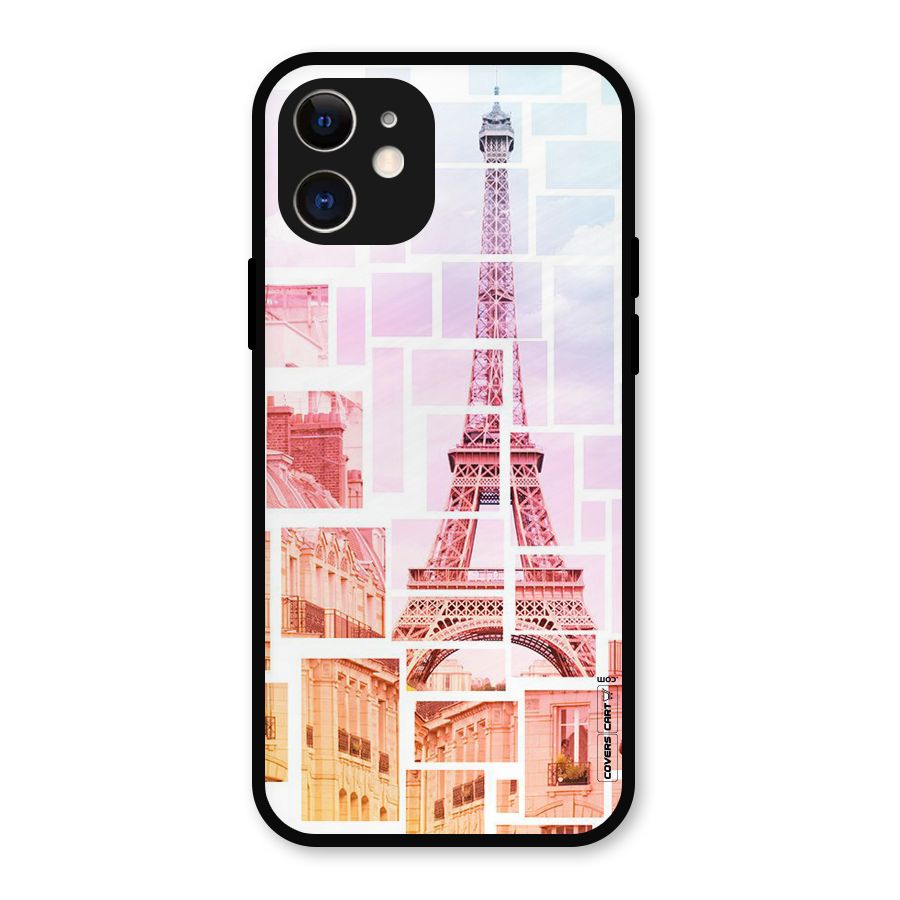 Mosiac City Metal Back Case for iPhone 12