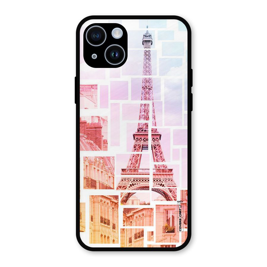 Mosiac City Metal Back Case for iPhone 14