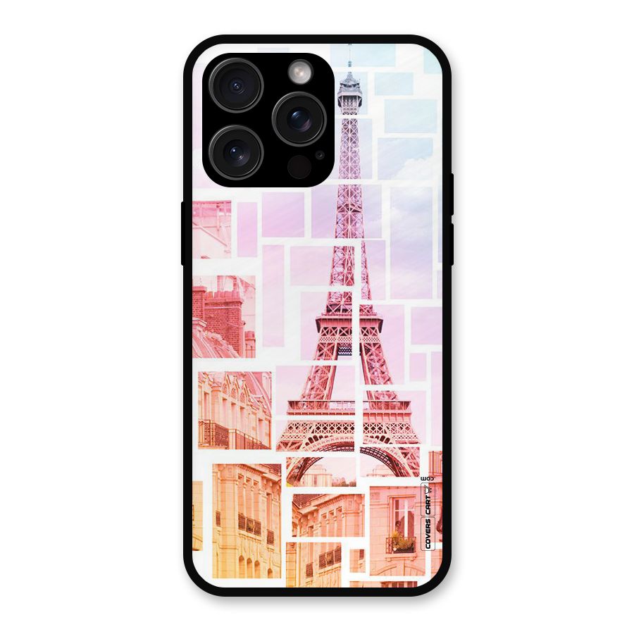 Mosiac City Metal Back Case for iPhone 15 Pro Max