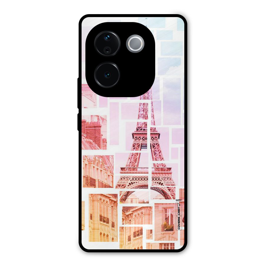 Mosiac City Metal Back Case for iQOO Z9s Pro