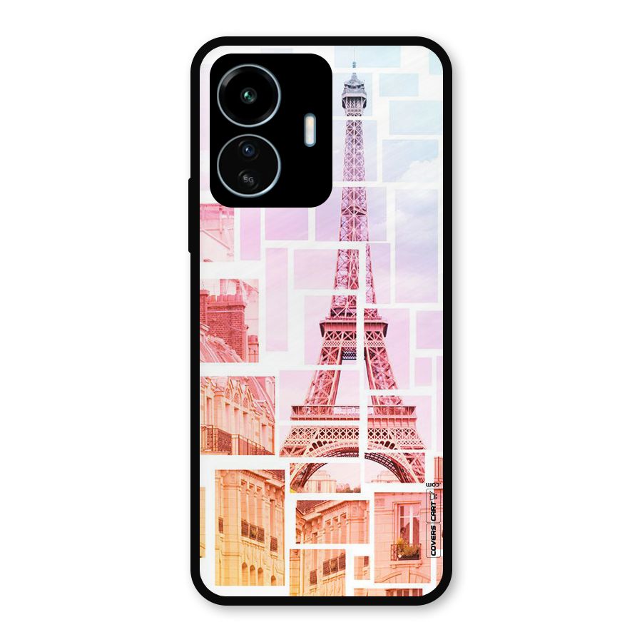 Mosiac City Metal Back Case for vivo iQOO Z6 Lite 5G