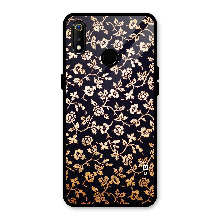 Most Beautiful Floral Glass Back Case for Realme 3i