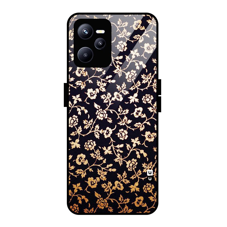Most Beautiful Floral Glass Back Case for Realme C35