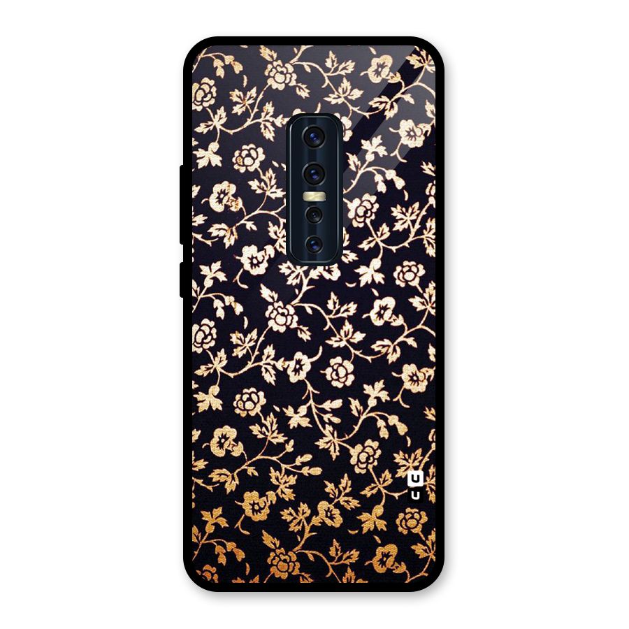 Most Beautiful Floral Glass Back Case for Vivo V17 Pro
