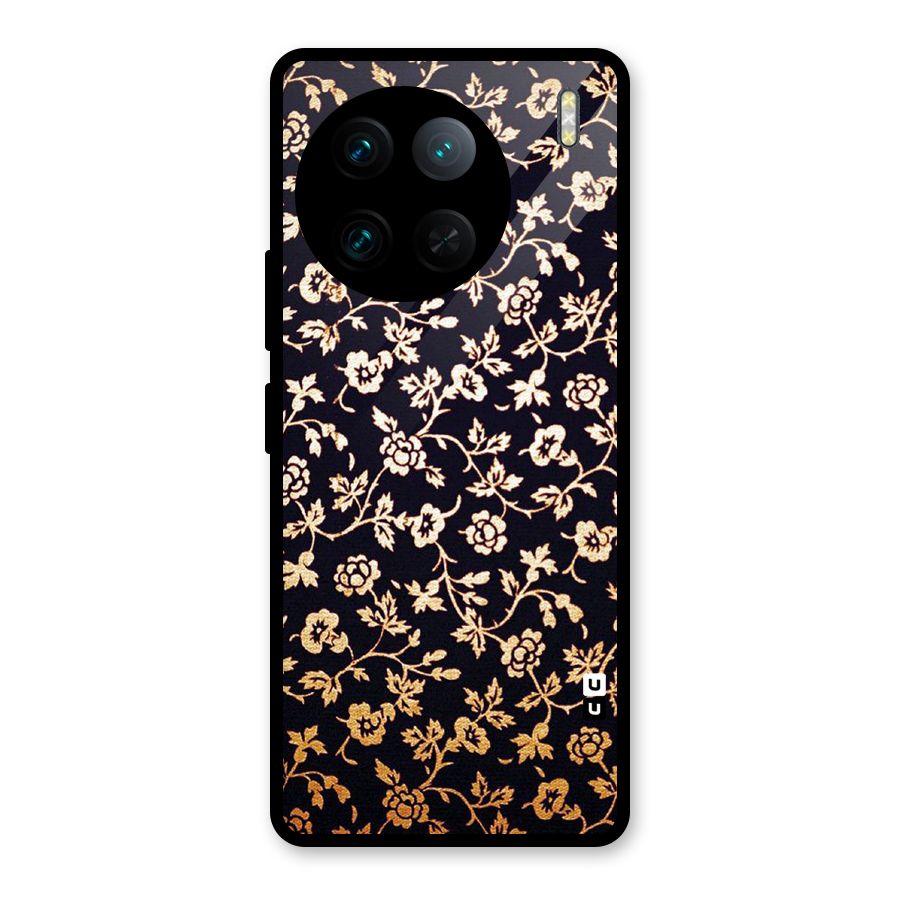 Most Beautiful Floral Glass Back Case for Vivo X90 Pro