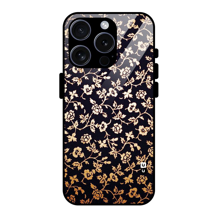 Most Beautiful Floral Glass Back Case for iPhone 15 Pro