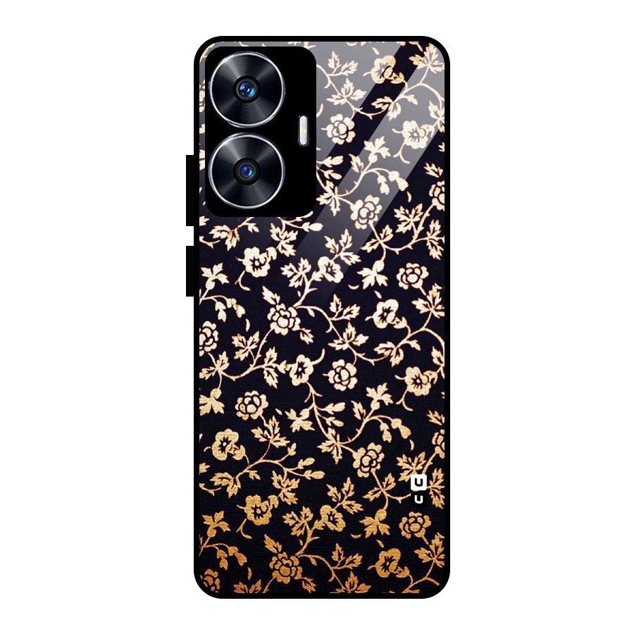 Most Beautiful Floral Glass Back Case for realme C55