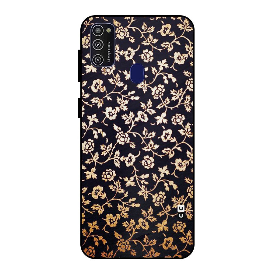 Most Beautiful Floral Metal Back Case for Galaxy M30s