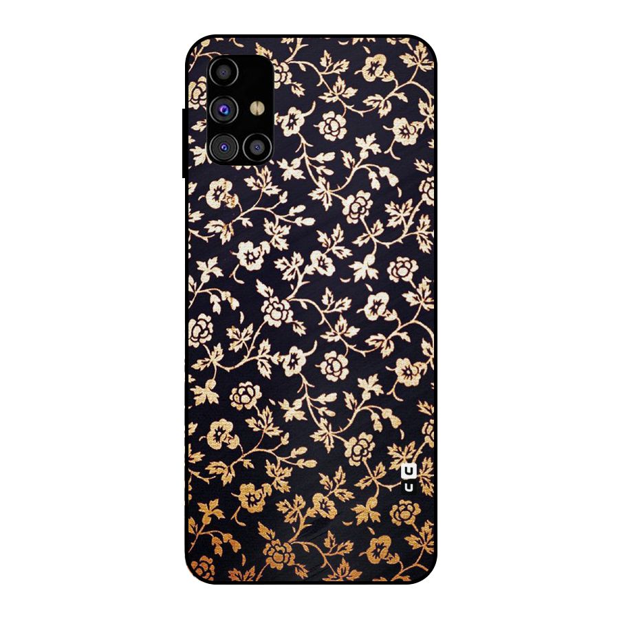 Most Beautiful Floral Metal Back Case for Galaxy M31s