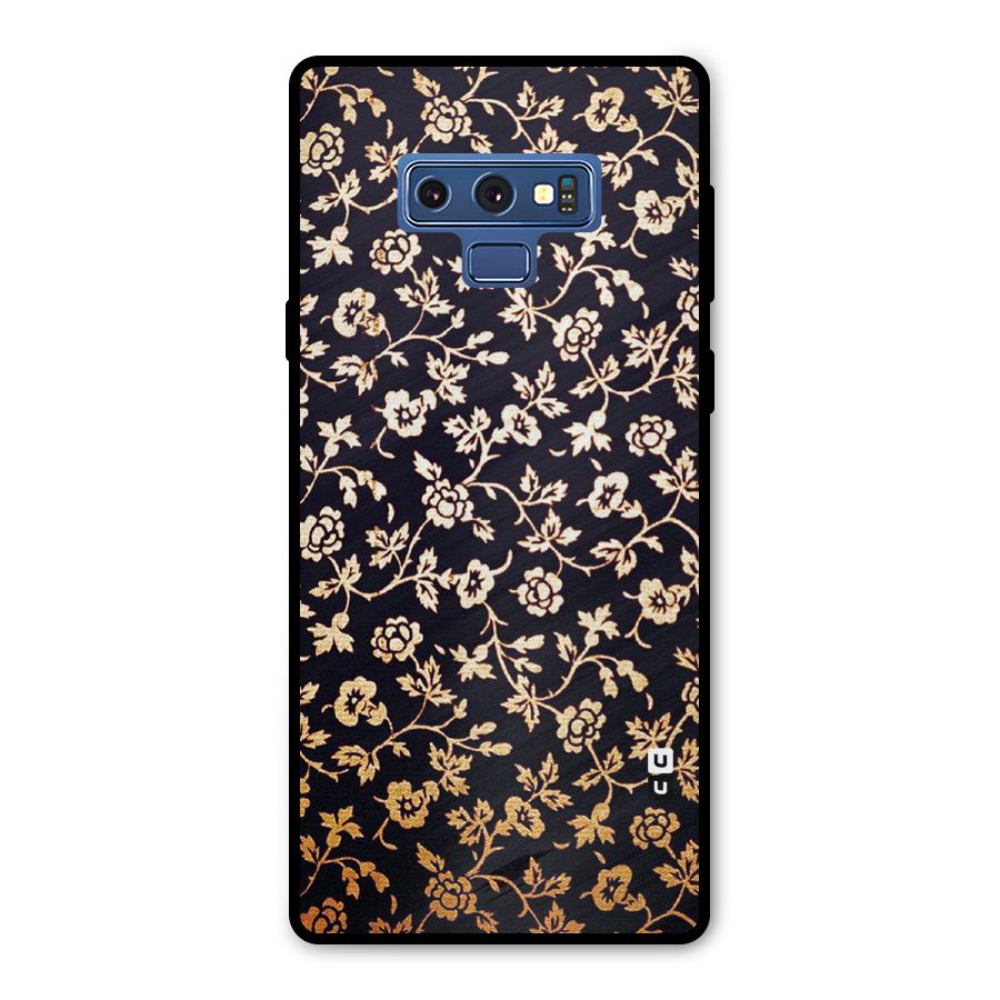 Most Beautiful Floral Metal Back Case for Galaxy Note 9