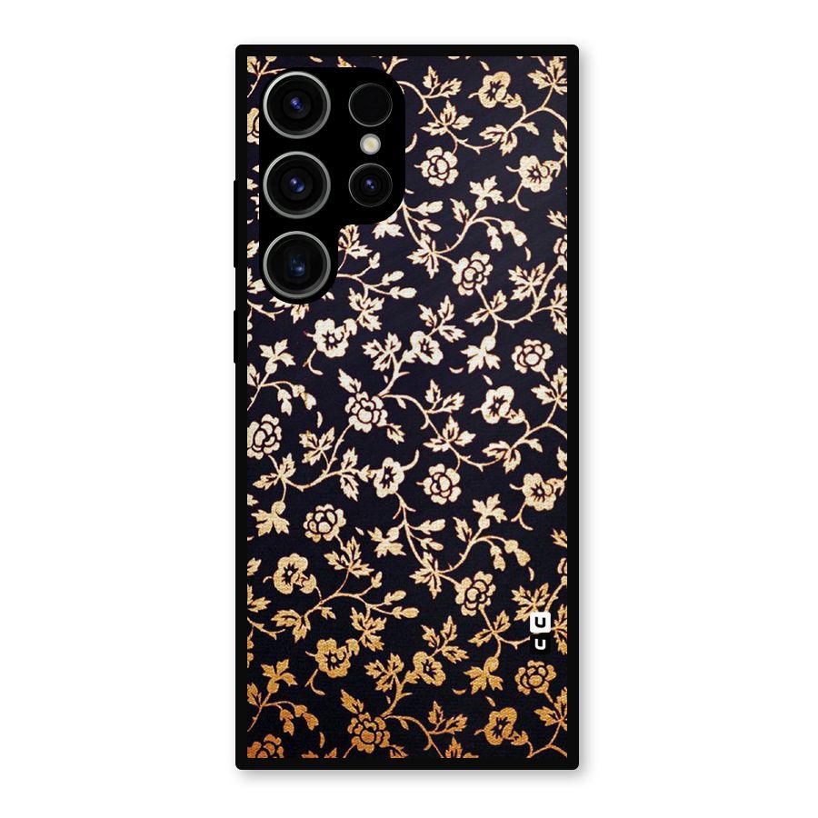 Most Beautiful Floral Metal Back Case for Galaxy S23 Ultra