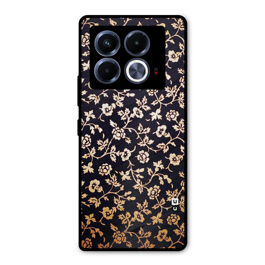 Most Beautiful Floral Metal Back Case for Infinix Note 40 5G