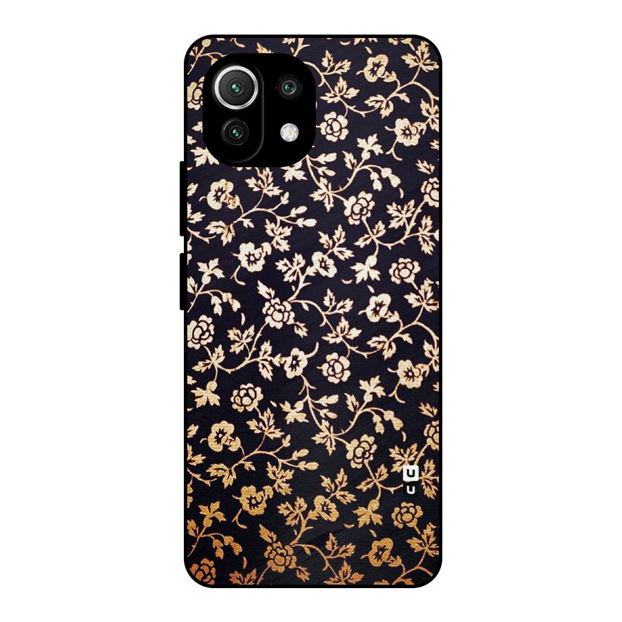 Most Beautiful Floral Metal Back Case for Mi 11 Lite