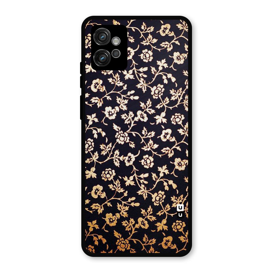 Most Beautiful Floral Metal Back Case for Moto G32